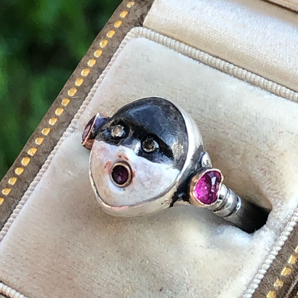 Georgian masquerade carnival masked ring - Picture 7 of 13